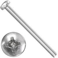 Винт с полукруглой головкой М3х28 DIN 7985, нержавеющая сталь А2